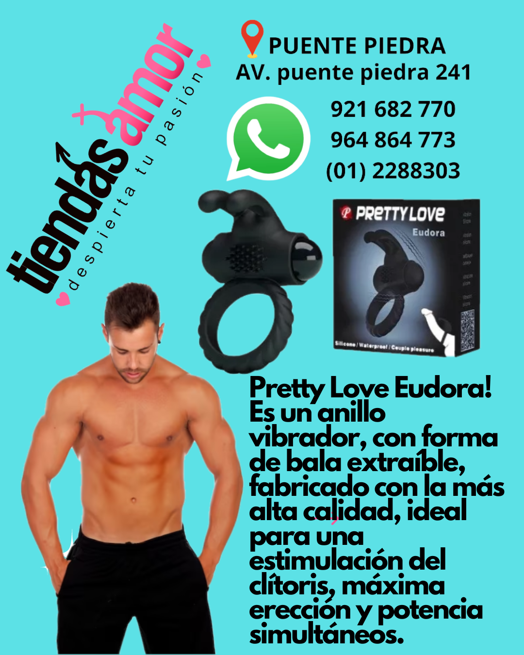 Anillo Vibrador Eudora Pretty Love